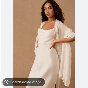 Maneesha Ruia Olney Lace Wrap in Ivory